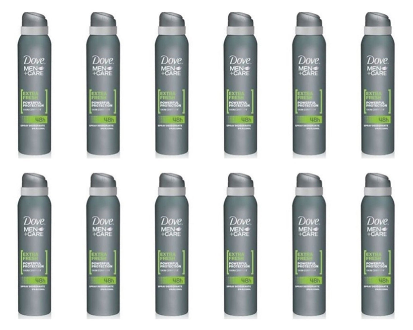 12 Confezioni DEO MEN CARE Extra Fresh spray Dove Deodorante Uomo
