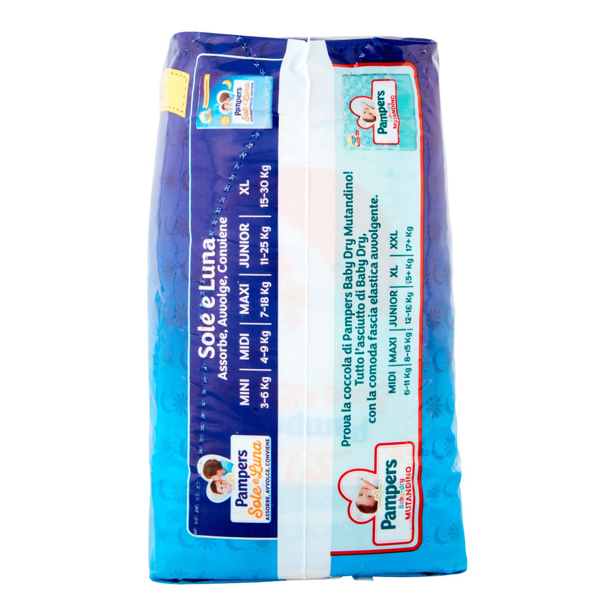 PAMPERS SOLE E LUNA MIDI x20