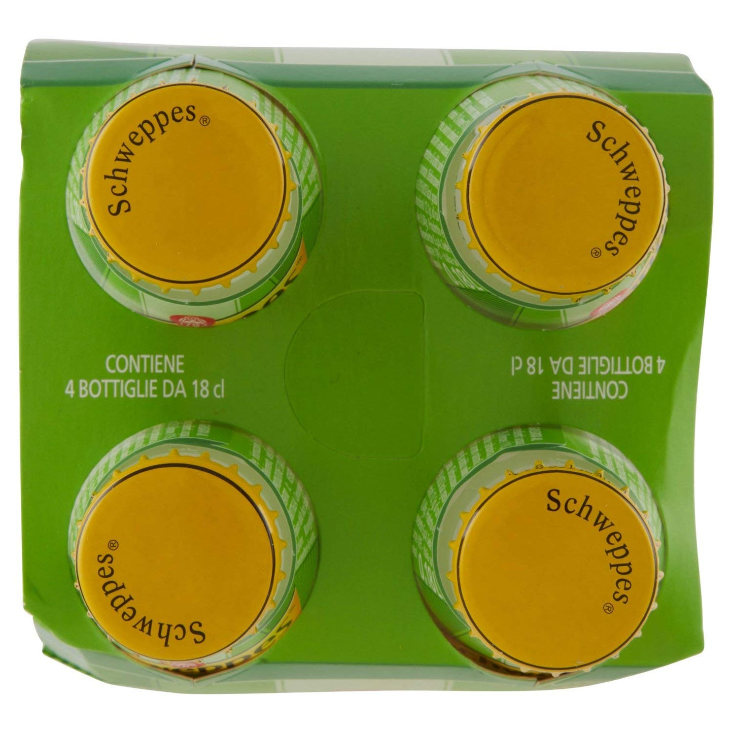 Schweppes - Limone, Bibita Analcolica Gassata Al Limone - 6 confezioni da 4 pezzi da 180 ml [24 pezzi, 4320 ml]