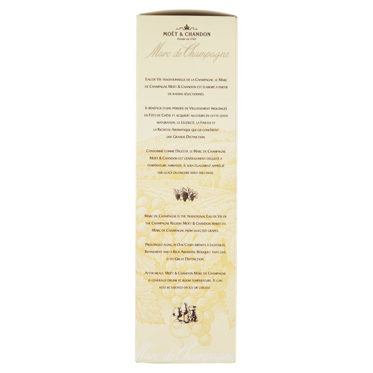 Moet Hennessy Marc de Champagne Grappa - 700 ml