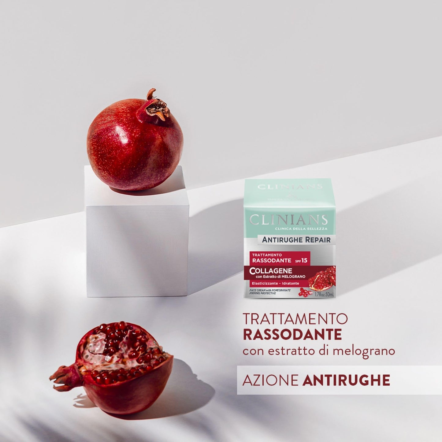 CLINIANS | Antirughe Repair Trattamento Rassodante, Dermatologicamente Testato, Made in Italy, 50 ml