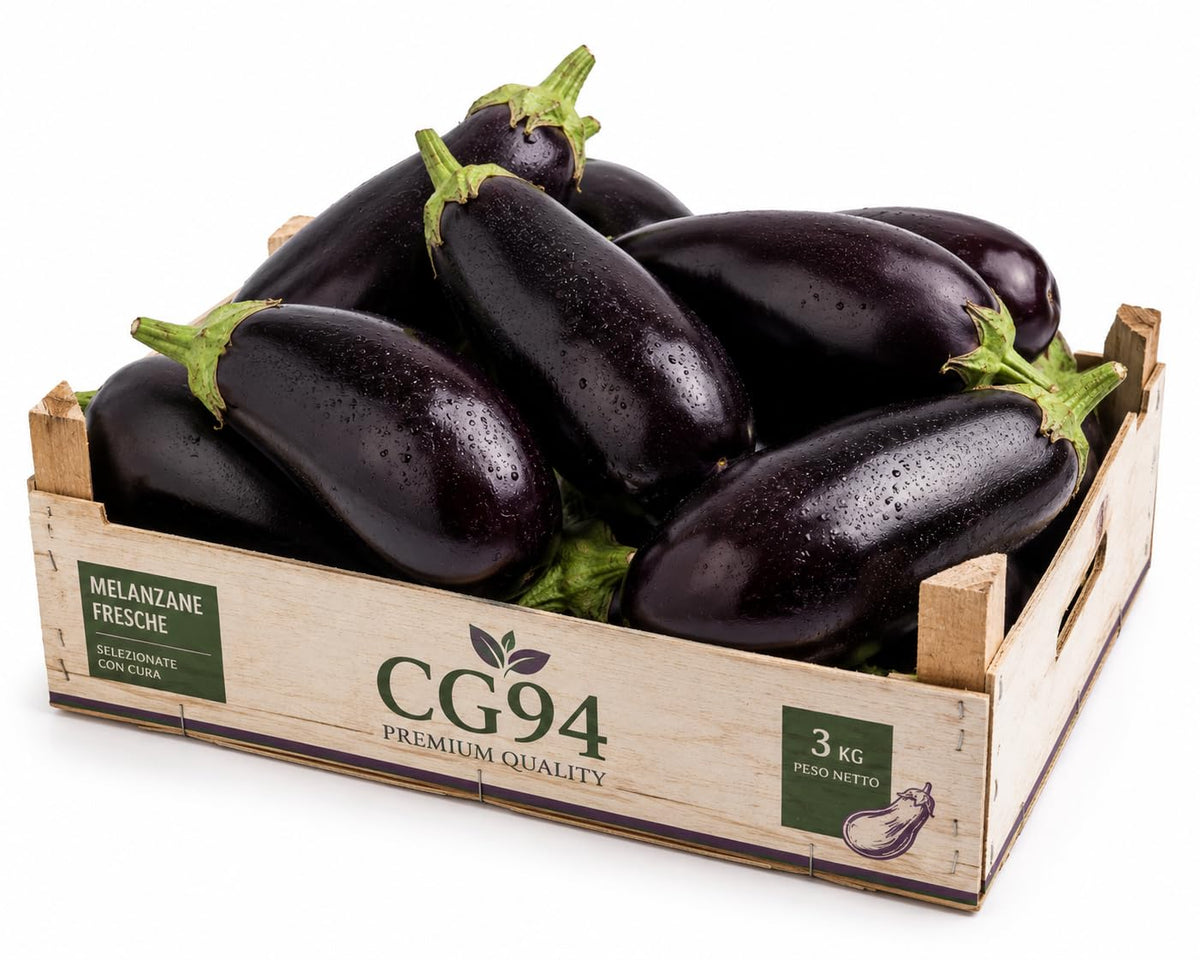 Melanzane Fresche CG94 3 kg, Verdura Selezionata