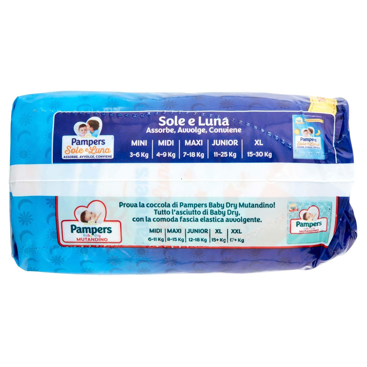 PAMPERS SOLE E LUNA MINI x21