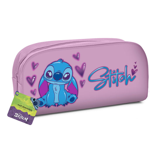 Naturaverde| Kids- Disney Stitch - Confezione Regalo, Shampoo 100 ml, Bagnoschiuma 100 ml + Beauty Case Stitch