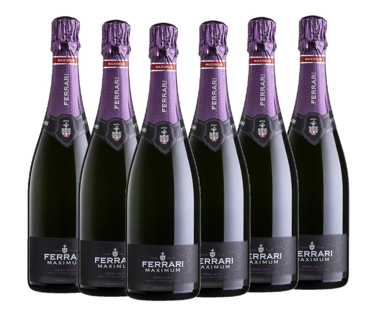 FERRARI MAXIMUM DEMI SEC TRENTODOC METODO CLASSICO [ 6 Bottiglie x 750ml ]