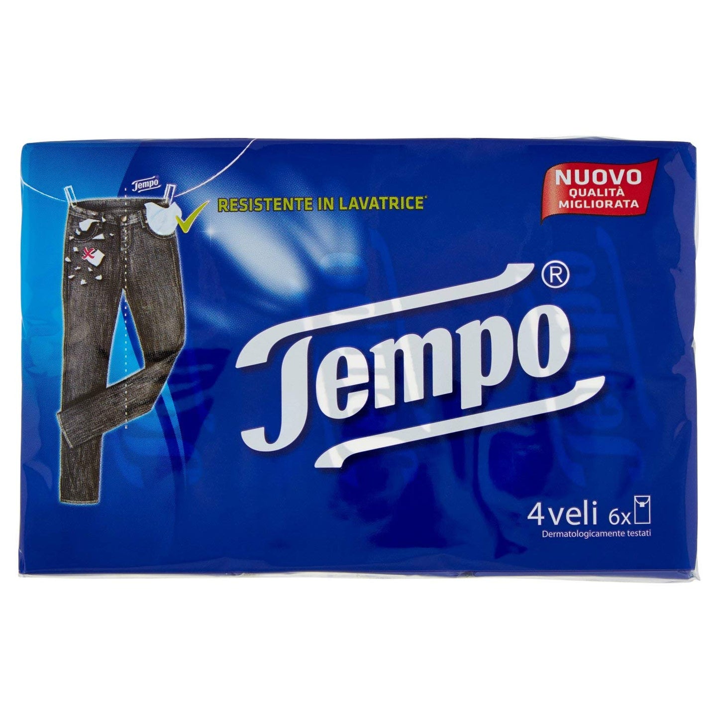 Tempo Fazz.Tempo 6X9, 9 Count, Carta, 1 Strato, Rimozione Trucco, Pulizia, Confezione