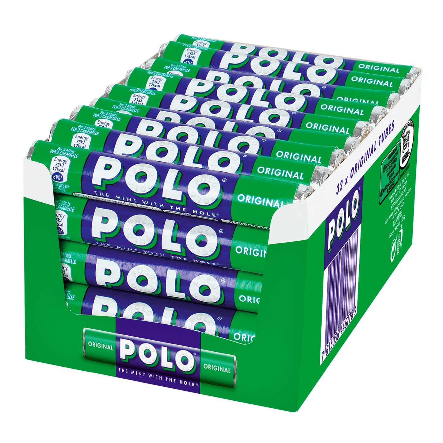 POLO Original Caramelle alla Menta, 32 tubi da 34g (1,088kg)
