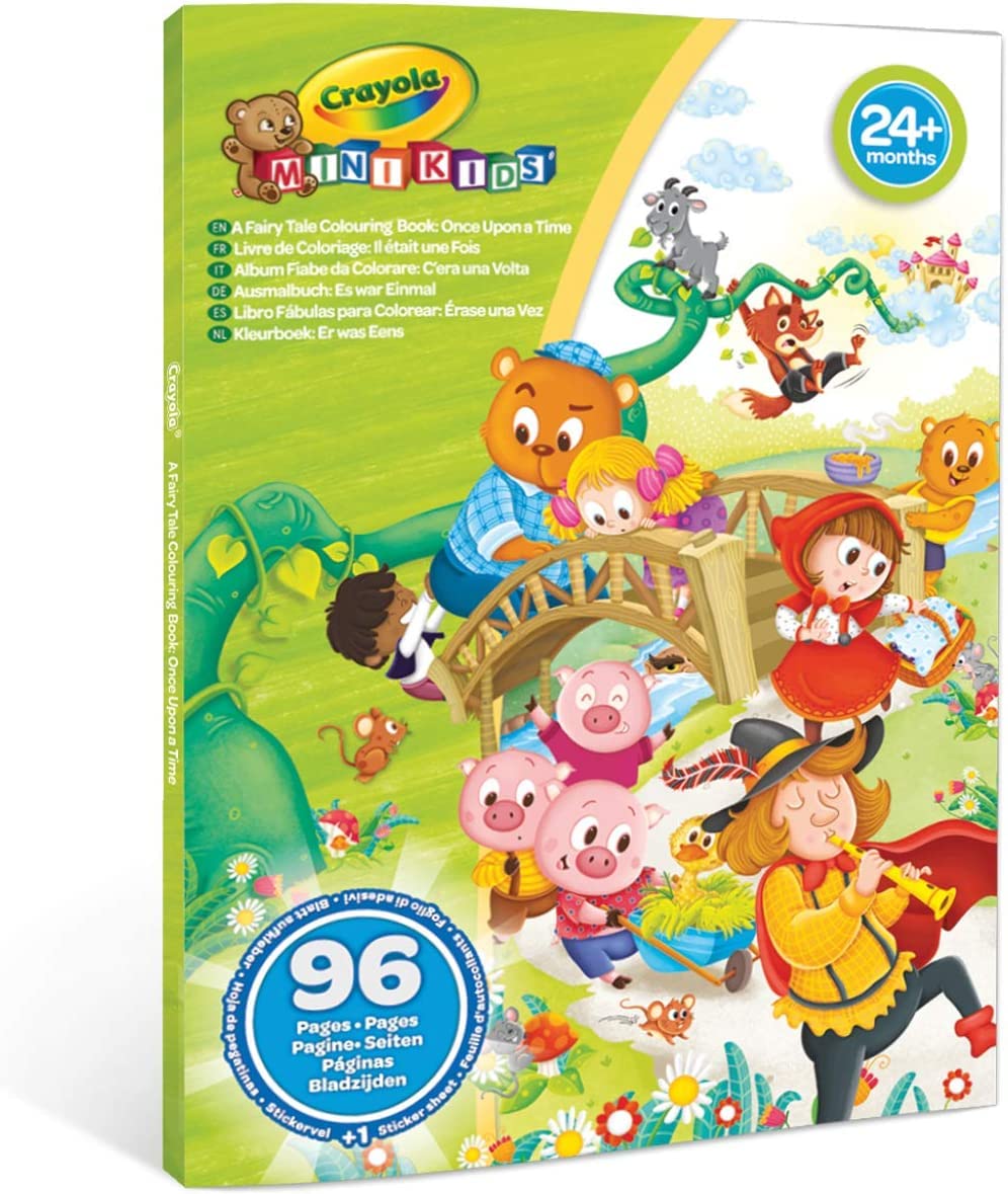 Crayola Mini Kids, Album Fiabe da Colorare, Per bambini a partire dai 24 mesi, 25-1081G