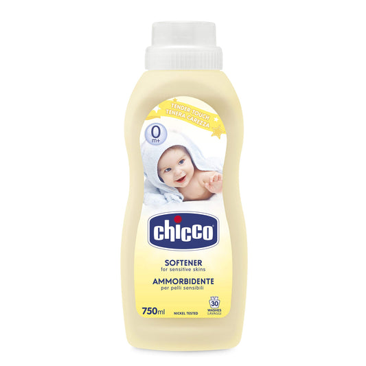 Chicco Ammorbidente Tenera Carezza, Giallo - Confezione da 6 x 750 ml
