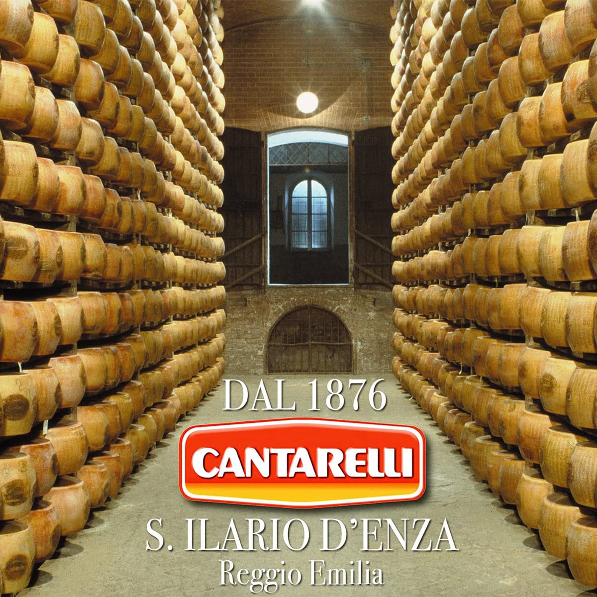 Cantarelli 1876 - Parmigiano Reggiano DOP - Stagionatura Naturale Oltre 24 Mesi - 1 Kg