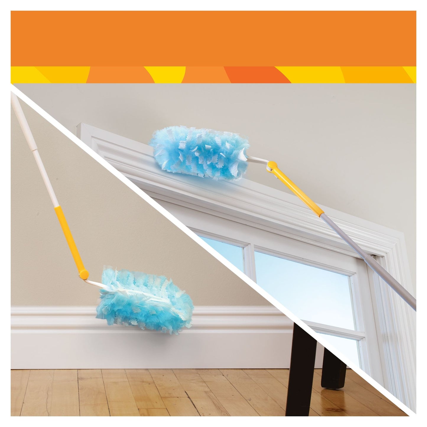 Swiffer Starter Kit Duster XXL Scopa con 1 Manico + 2 Piumini Ricarica di Ricambio