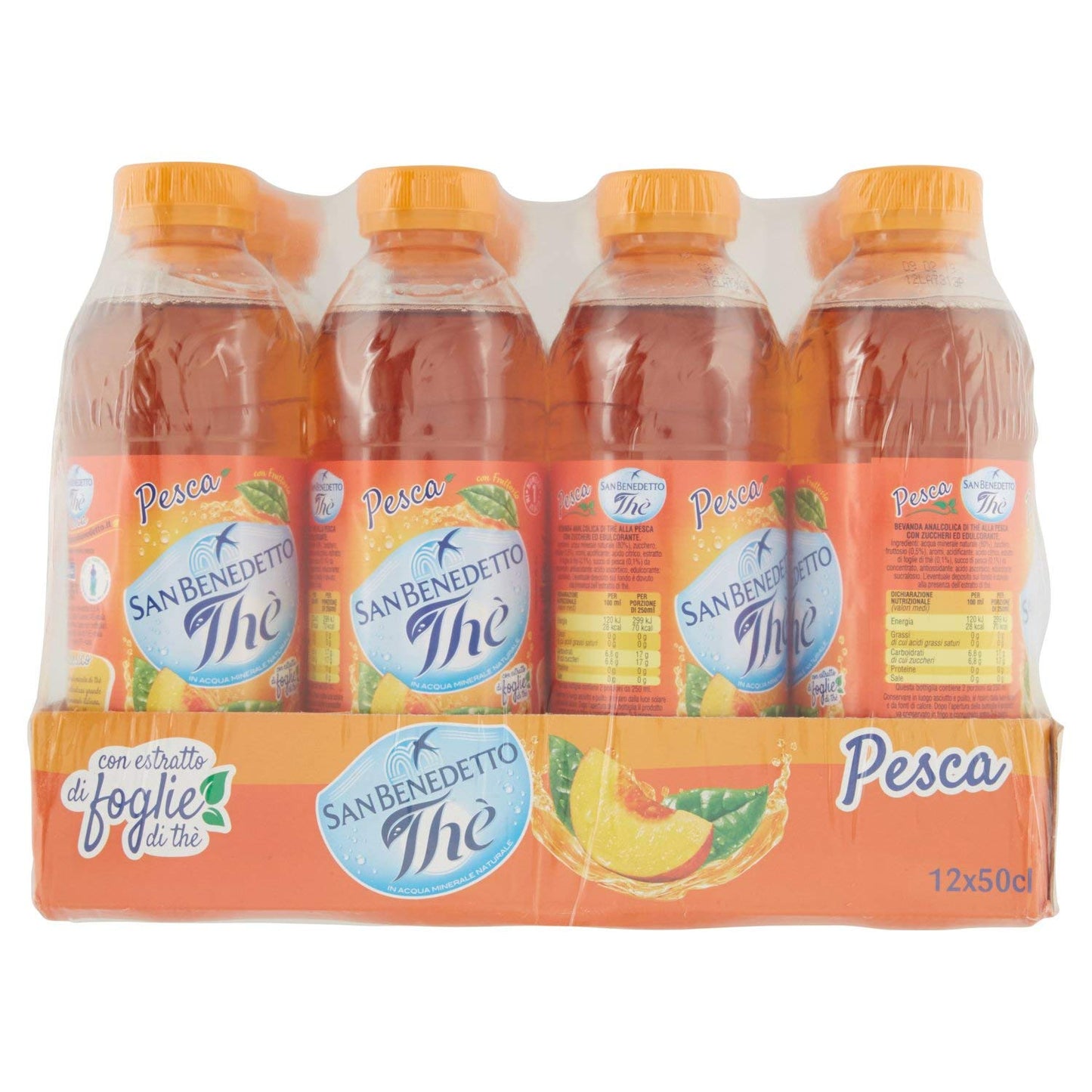 S.Benedetto The'Pesca - 12 pezzi da 500 ml [6 l]