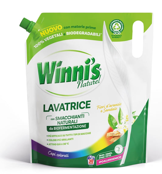 Winni's Detersivo Lavatrice Colorati 30 Lavaggi 1350ml, 1350ml