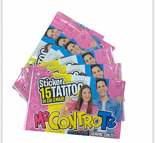 STICKER TATTOO ME CONTRO TE 6X
