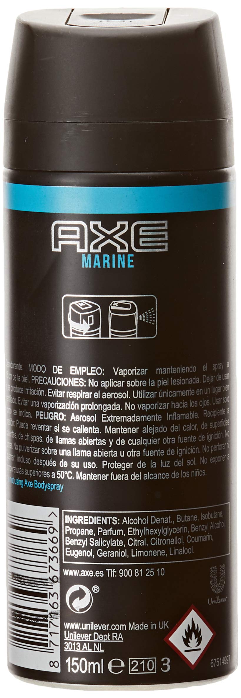 AXE Deodorante (Marine) - 300 ml