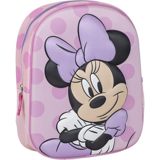 CERDÁ LIFE'S LITTLE MOMENTS Zaino per Bambini 3D Minnie, Unisex Kids, Rosa, Regular