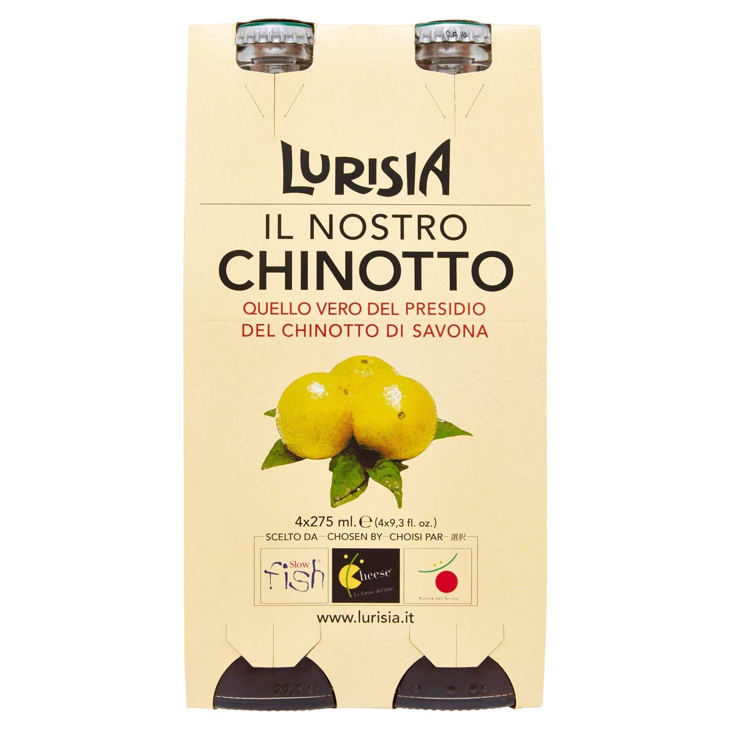 Lurisia Chinotto - confezione da 4 x 275 ml