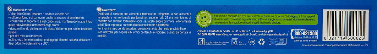 Ottimo Casidea - Rotolo Alluminio Super Forza 16 metri
