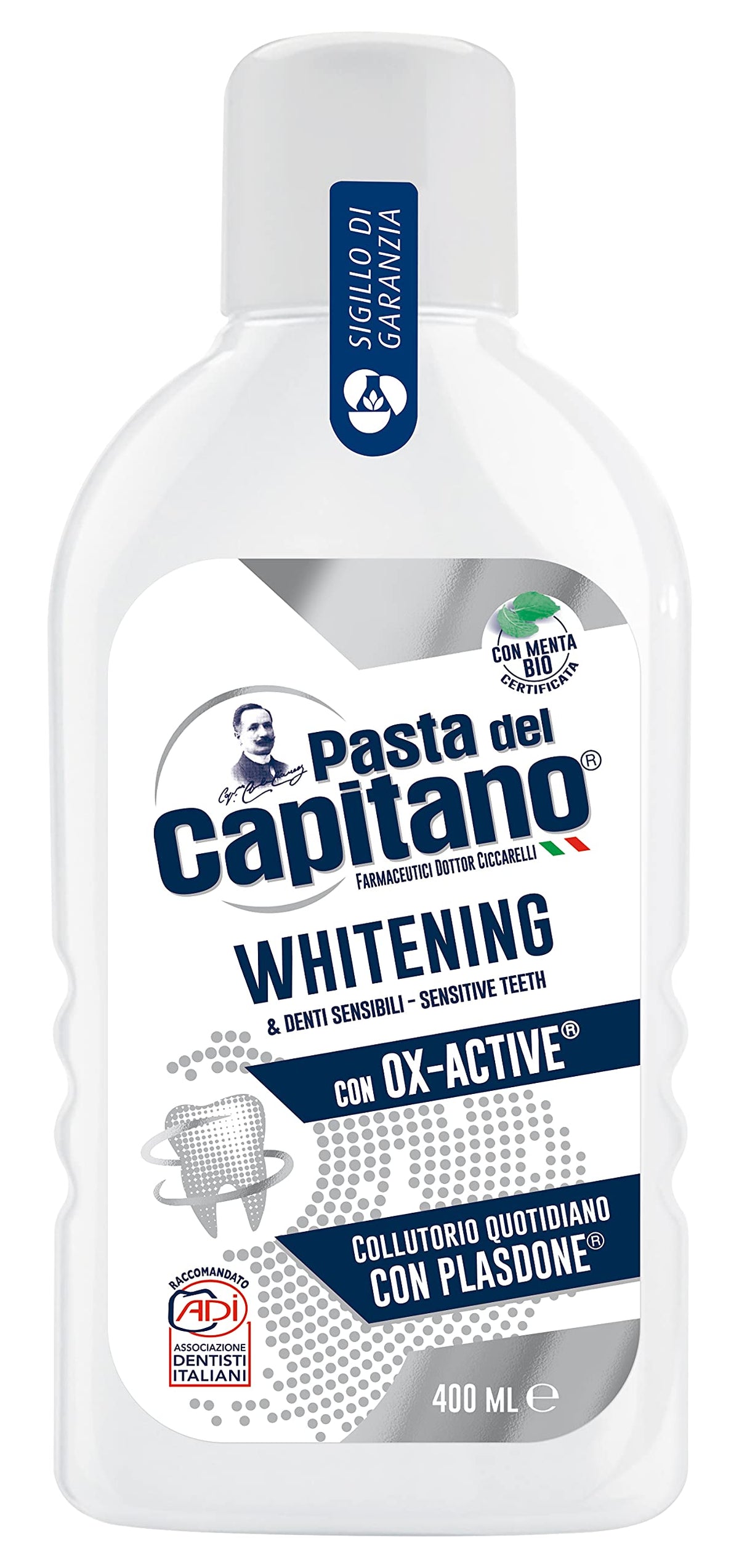 OX-Active WHITENING - Set di 12 pattumiere da capitano 400 ml, prodotti per il viso