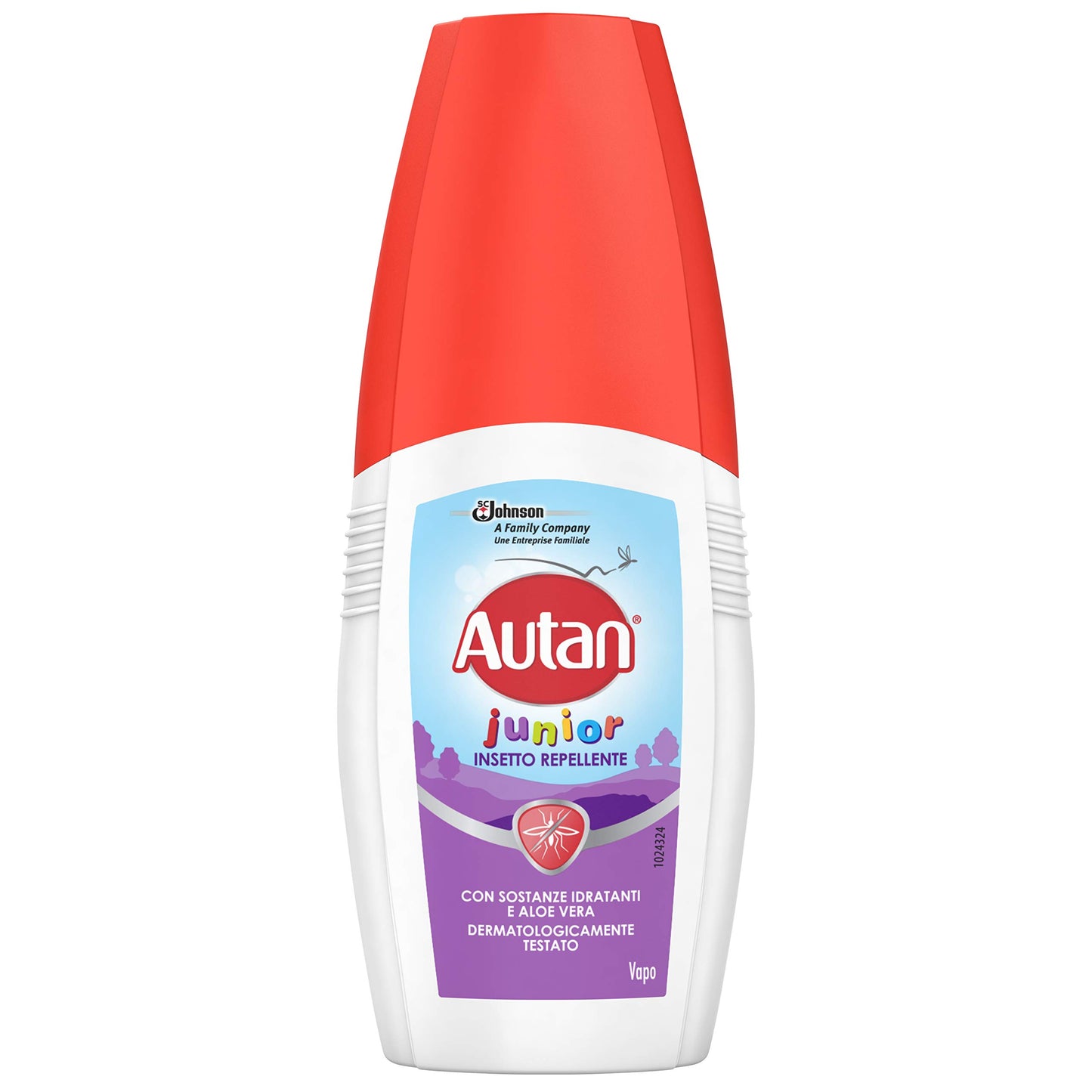 Autan Junior Vapo per Bambini oltre 2 Anni, Insetto Repellente e Antizanzare Tigre e Comuni, 1 Confezione da 100 ml, Dermatologicamente Testato
