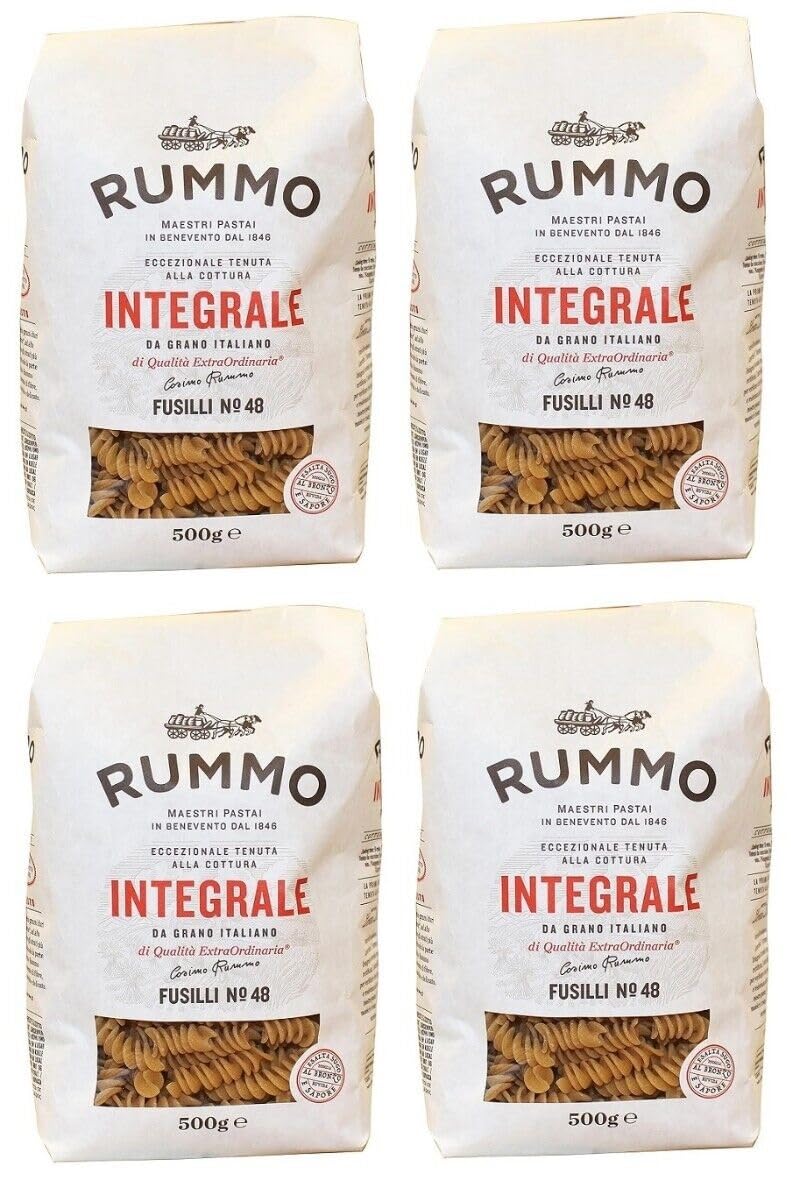 Rummo Pasta Integrale Confezione Prova 4x Pasta Mista + 4x Fusilli Pasta Italiana ( 8 x 500g )