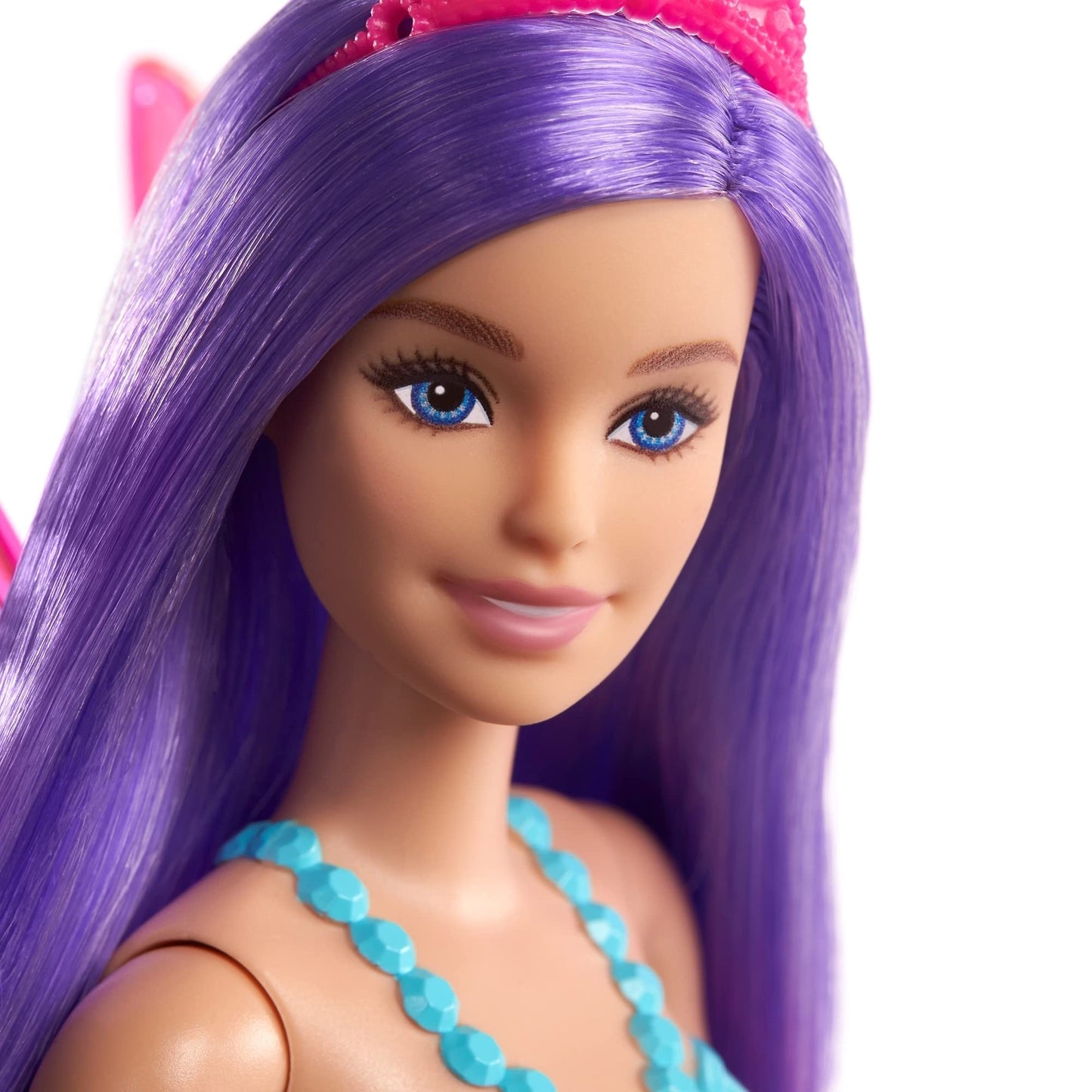 Barbie Dreamtopia-Bambola Fatina cappelli viola e ali rosa