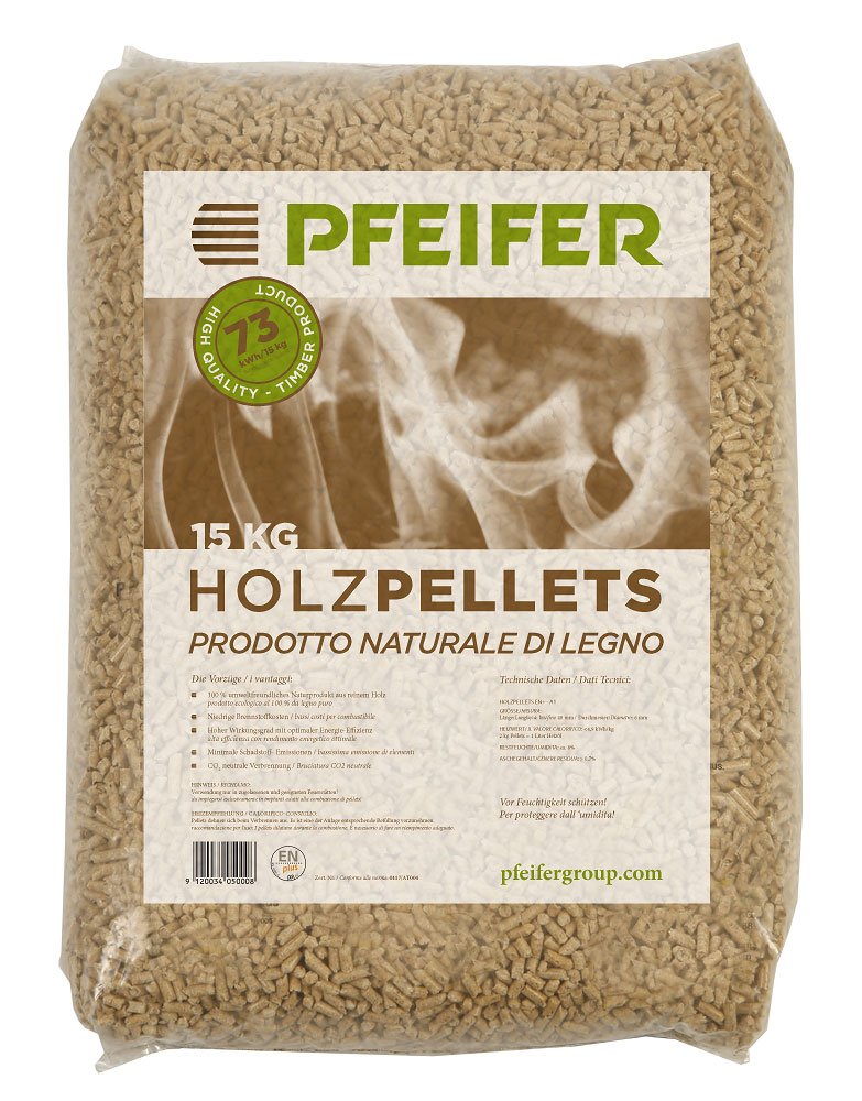 Pellet Prodotto Con Il 100% Di Segatura Di Legno. Composto Da Legno Di Abete.