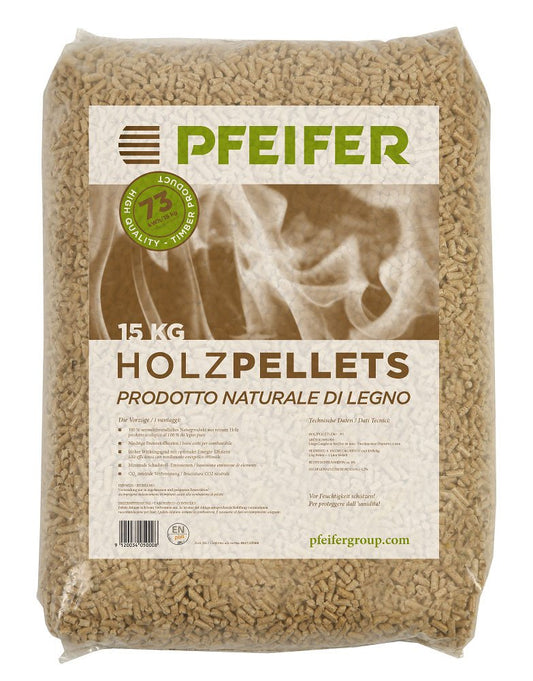 Pellet Prodotto Con Il 100% Di Segatura Di Legno. Composto Da Legno Di Abete.