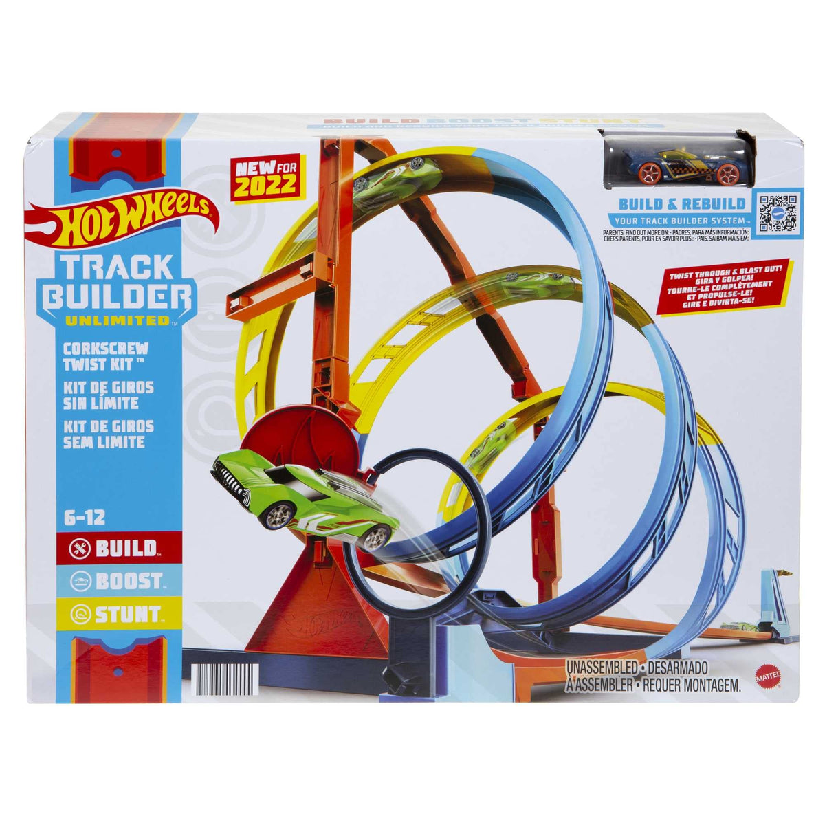 Hot Wheels-HDX79 Componenti Piste per macchinine, Multicolore, HDX79