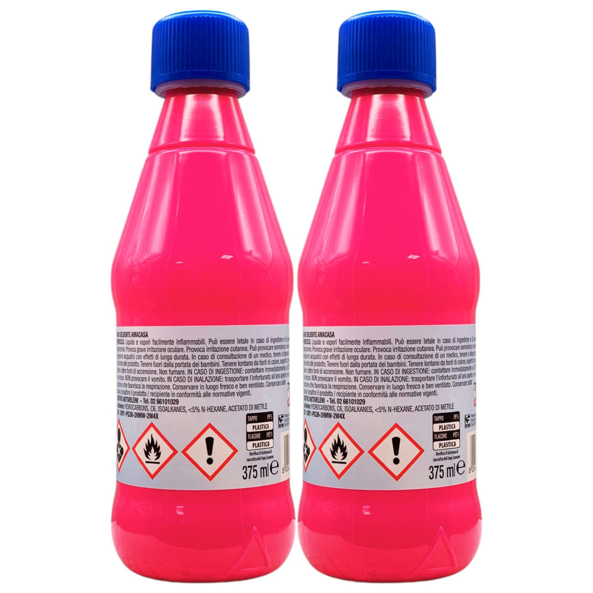 Avio SOLVENTE SMACCHIATORE, Dotato Di Un Notevole Potere Solvente Per Oli e Unto. Prodotto Di Normale Impiego Per La Pulizia Di Tessuti, Plastica e Gomma. Flacone Rosa 375ml (2 Flaconi)