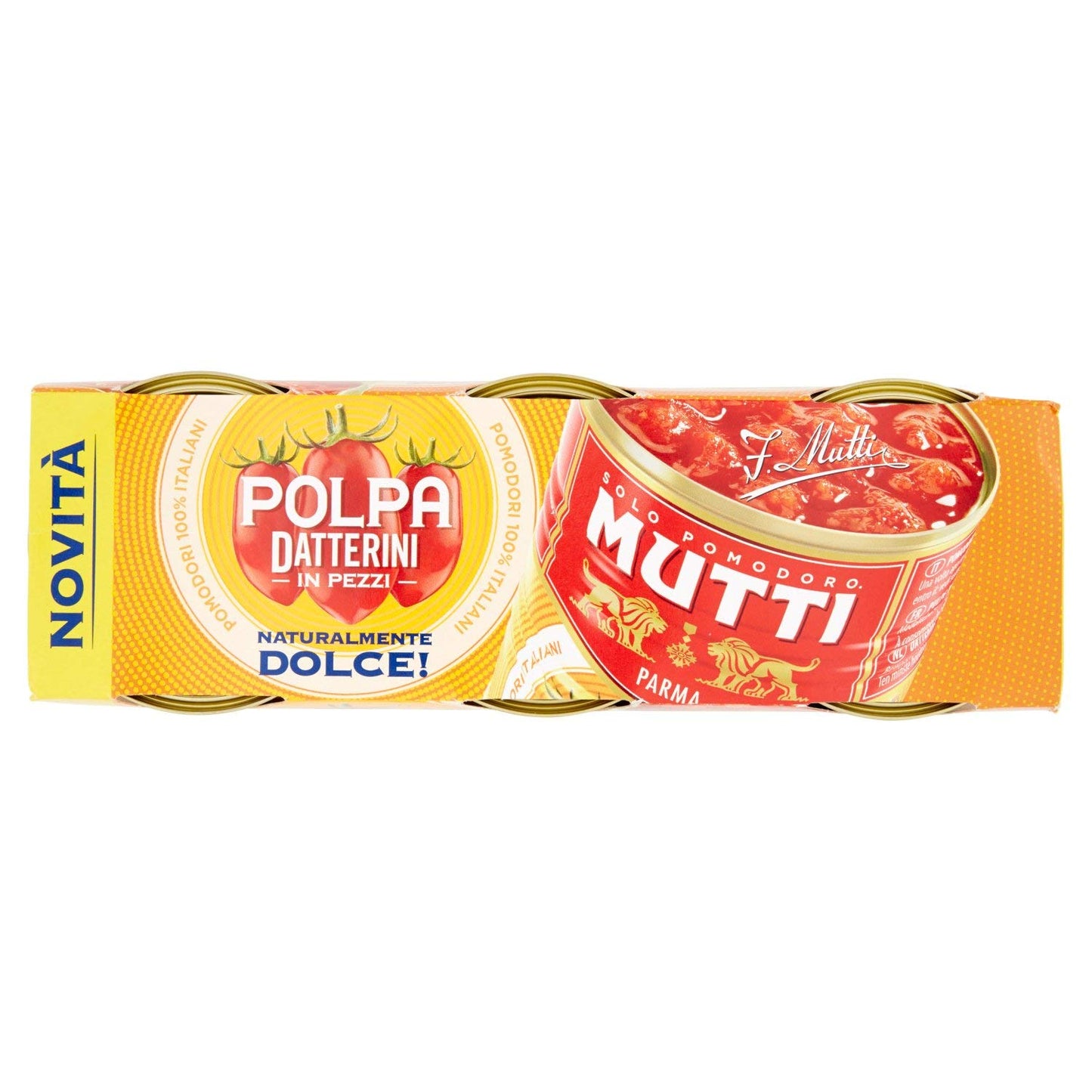 Mutti Polpa di Datterini, 3 x 300g