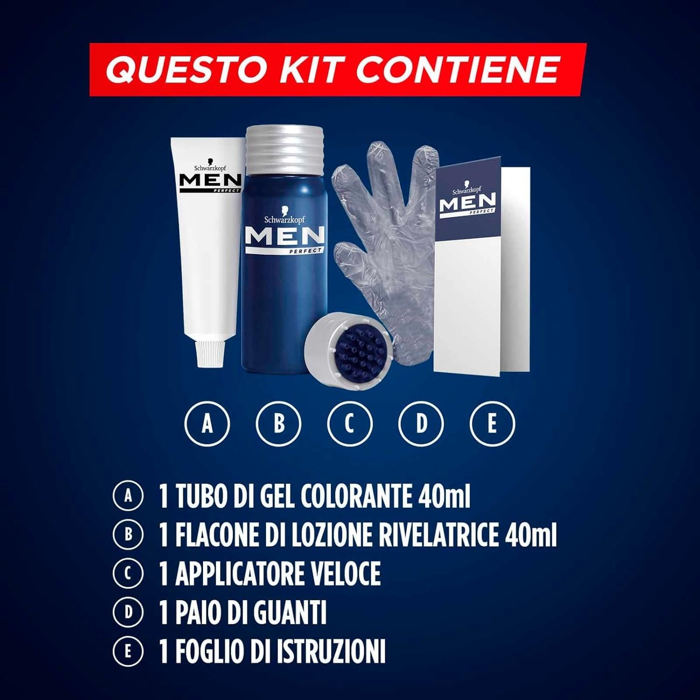 Schwarzkopf, Men Perfect, Tinta Colorante in Gel, Copertura dei Capelli Bianchi, Risultato Effetto Naturale, Dura Fino a 28 Shampoo, Tonalità 70 Castano Scuro Naturale, 3 confezioni