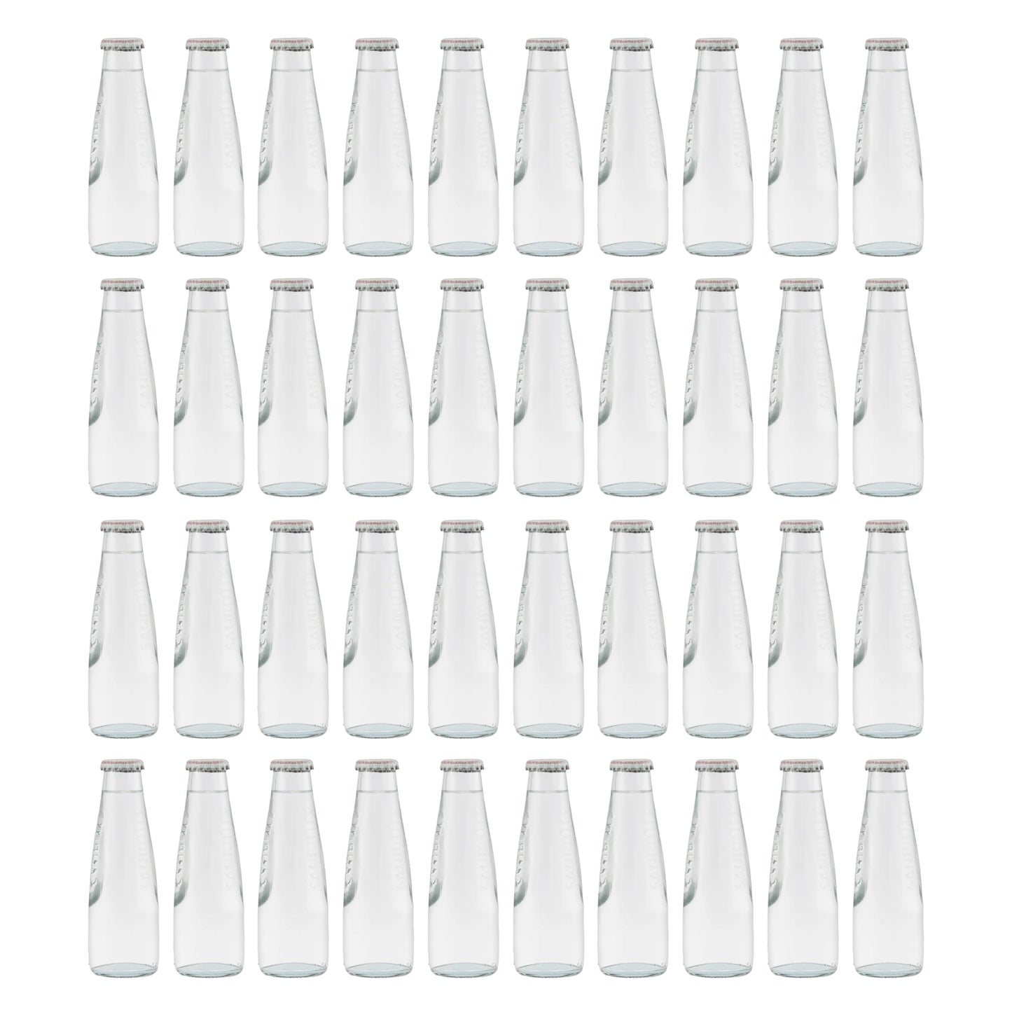San Pellegrino Sanbitter Bianco 10cl x 40 | Bitter Bianco Soda Frizzante in Vetro | Confezione da 40 Bottigliette in vetro da 100ml