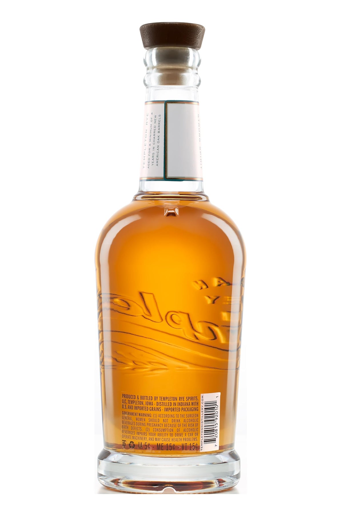 Templeton Rye 4 Years Old Signature Reserve Straigth Rye Whiskey 40% Vol. 0,7l