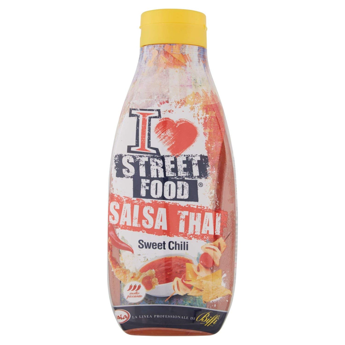 Gaia - I Love Street Food - Salsa Thai - Flacone Squeeze - Pacco da 6 x 1000 g