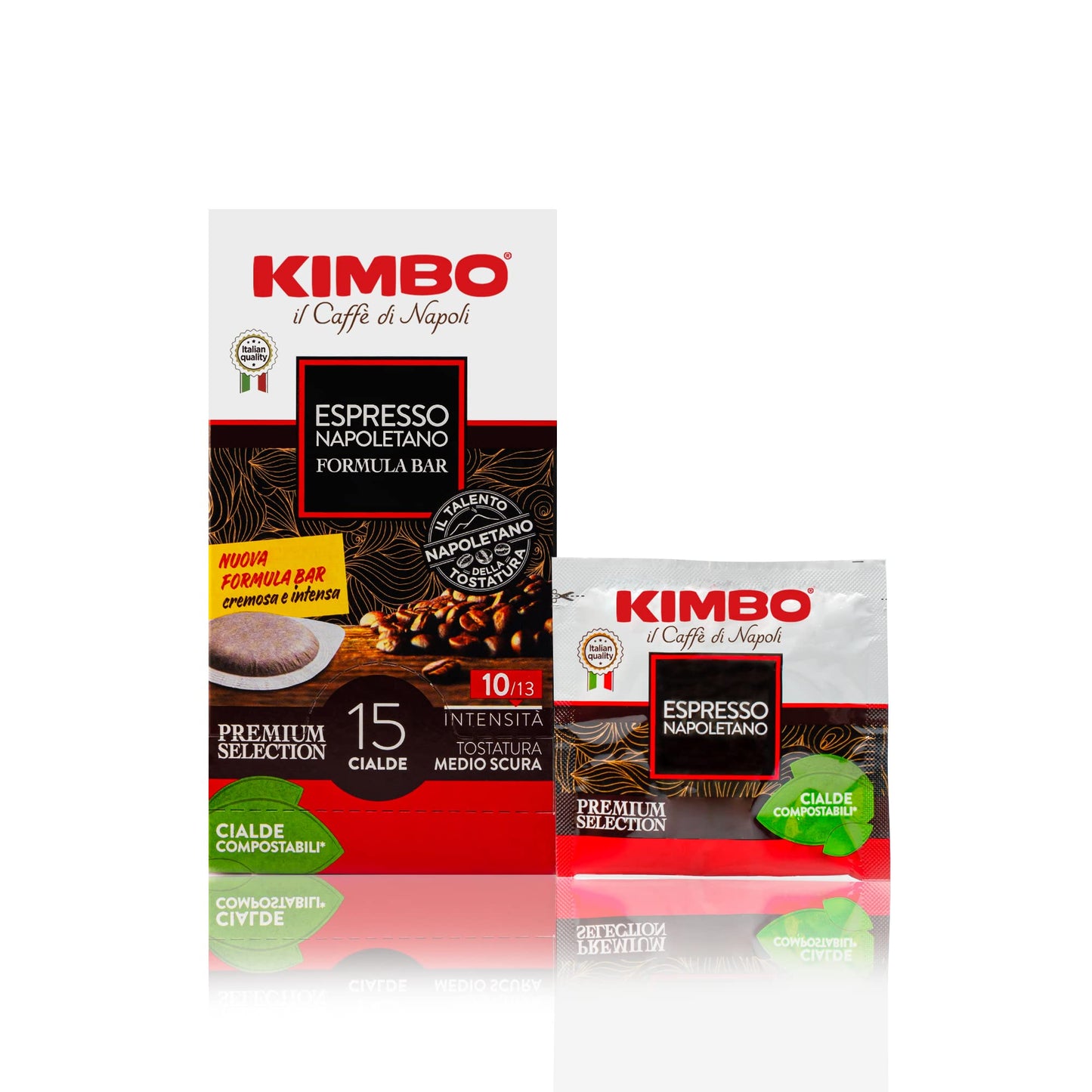 Kimbo Caffè Cialde Espresso Napoletano, 15 cialde