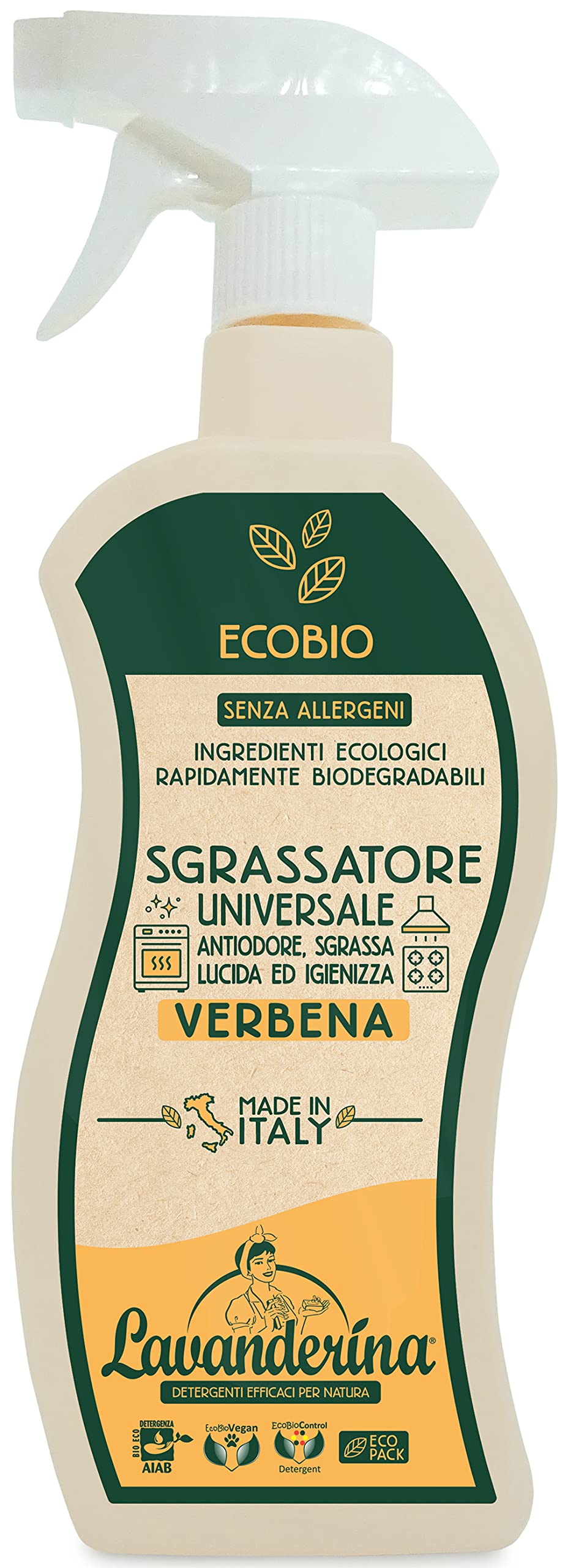 Lavanderina - Sgrassatore Universale Multi-superficie Verbena 650mL