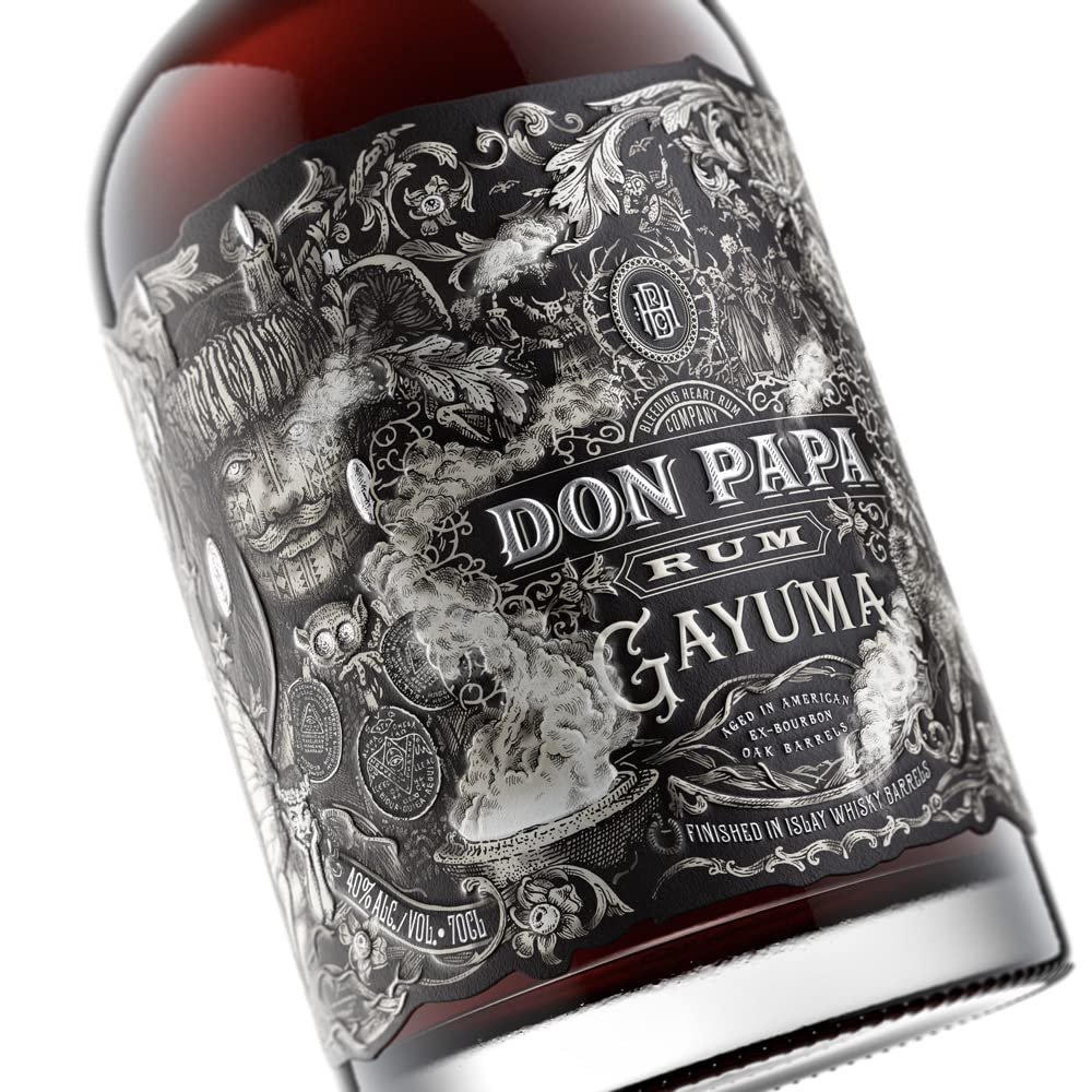 Rum Don Papa | GAYUMA Limited Release Edition Superpremium | Invecchiato in Ex Bourbon, Finish Ex Rioja e Islay | Astucciato 70 cl | 40% Vol.