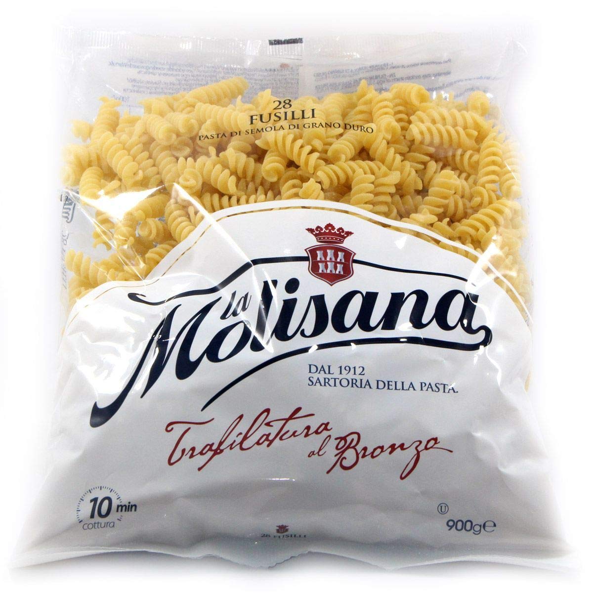 3 CONFEZIONI PASTA FUSILLI N 28 900 GR (TOT. 2,7 KG) MADE IN ITALY LA MOLISANA
