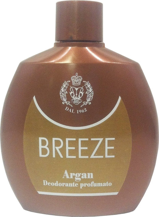 BREEZE Set 6 Deodorante Squeeze Argan 100 Ml. Cura Del Corpo