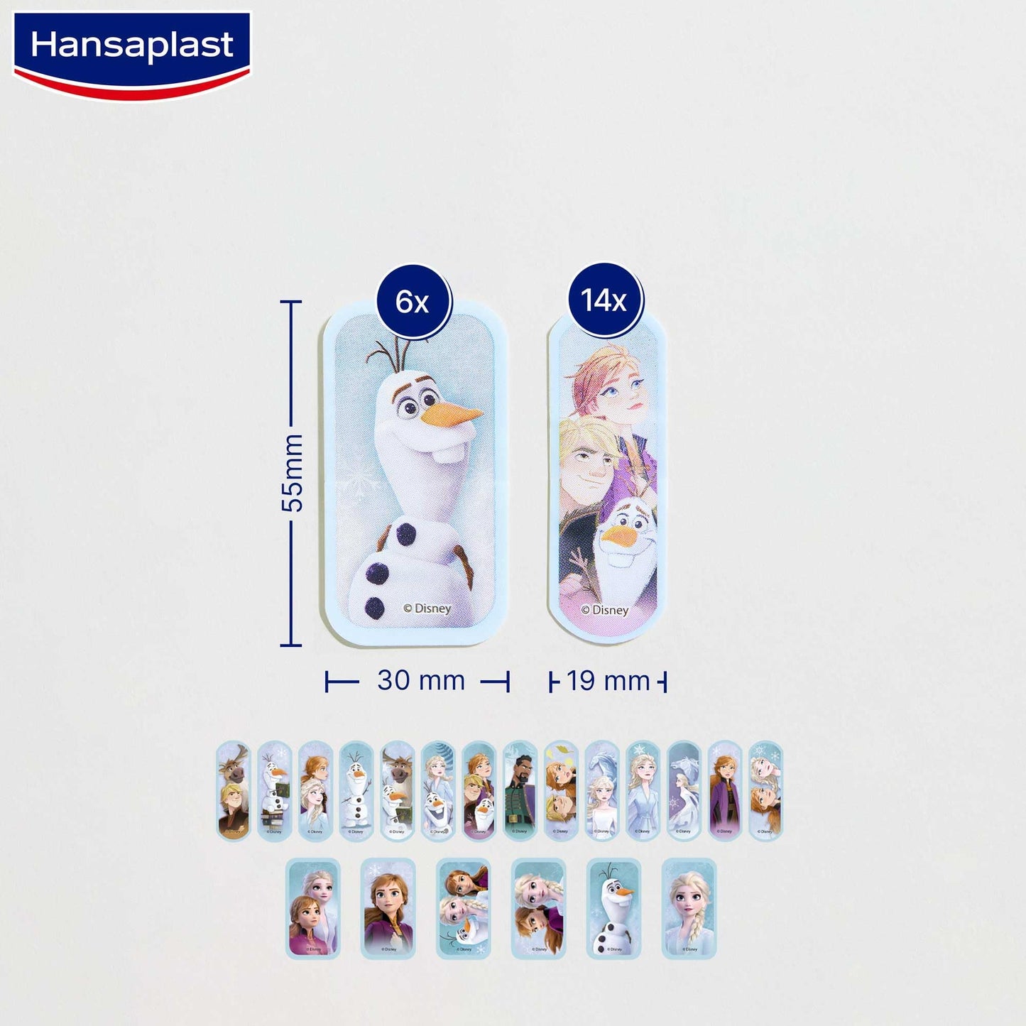 Hansaplast Frozen Ii Cerotti, 2 Formati