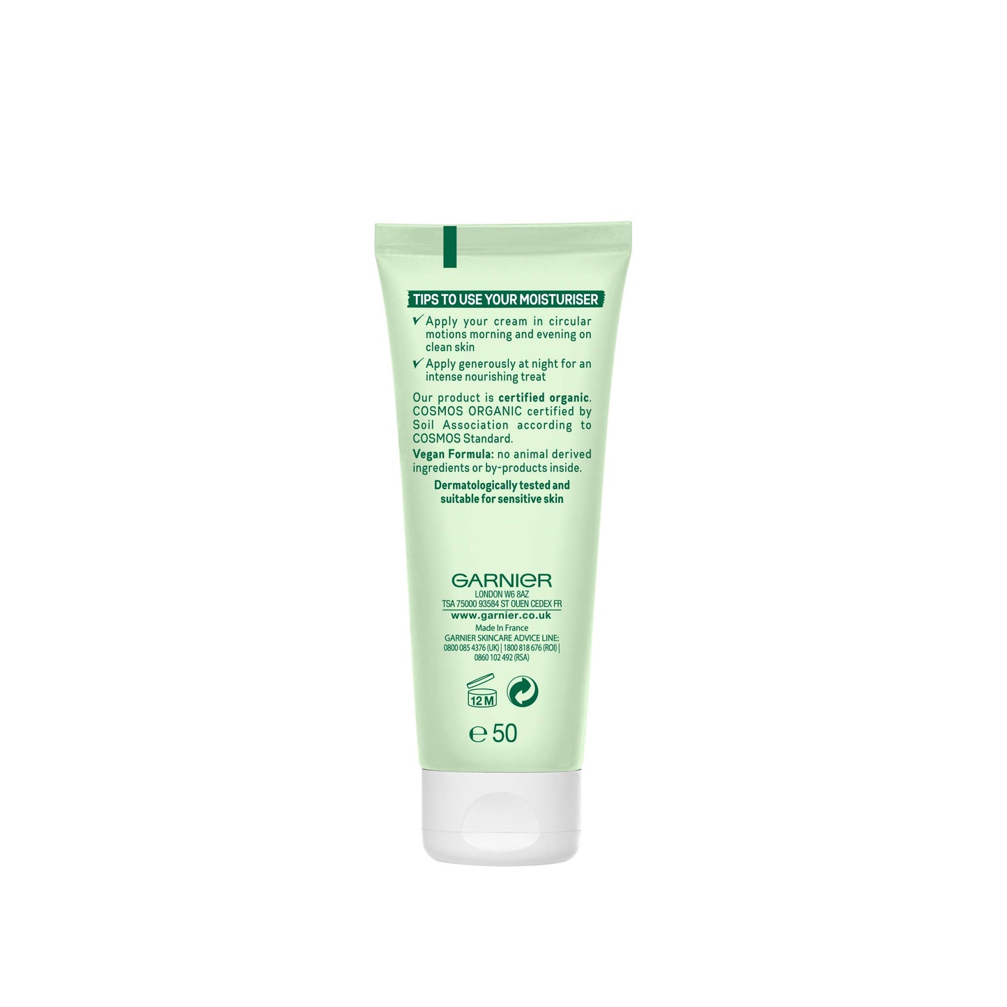 Garnier Bio Argan Ricca cura dell'umidità, protegge e nutre intensamente, idrata fino a 48 ore, 50 ml