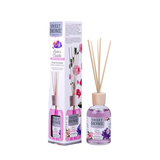 Suarez Sweet Home Profumatore Ambiente Bastoncini Rose E Violette 100ml