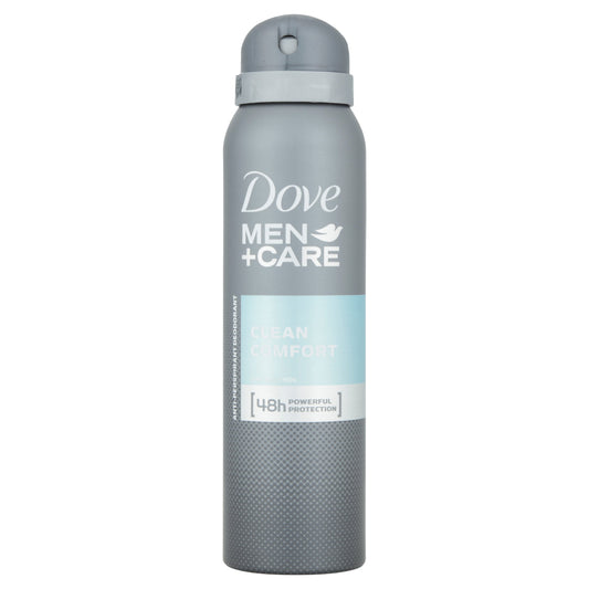 dove dove spray da uomo Clean Comfort, 150 ml