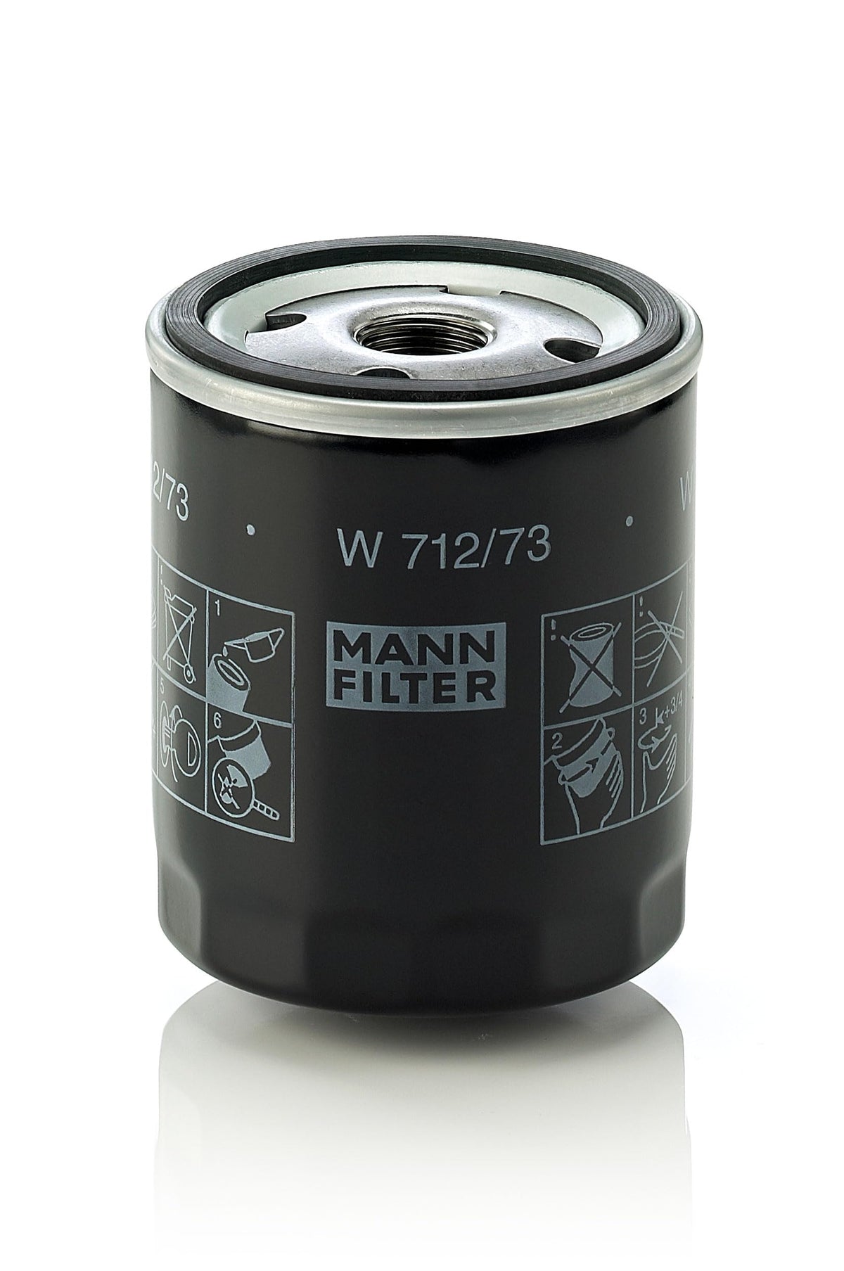 MANN-FILTER W 712/73 Filtro dell'olio - per Autovetture + veicoli commeriali