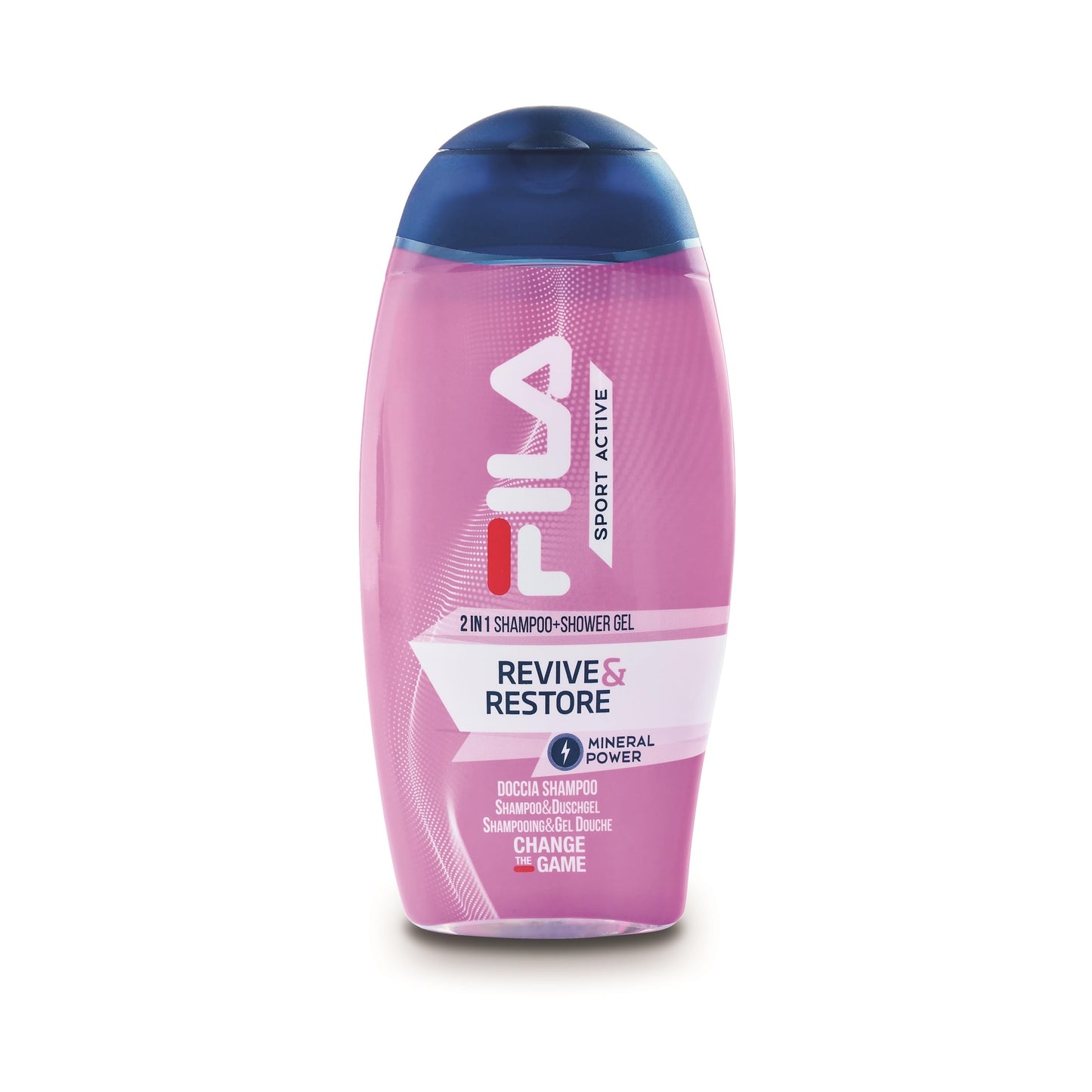 Fila® Revive & Restore Woman| Shampoo Shower Gel – Pulizia nutriente per gli appassionati di sport e streetwear, gel da 250 ml