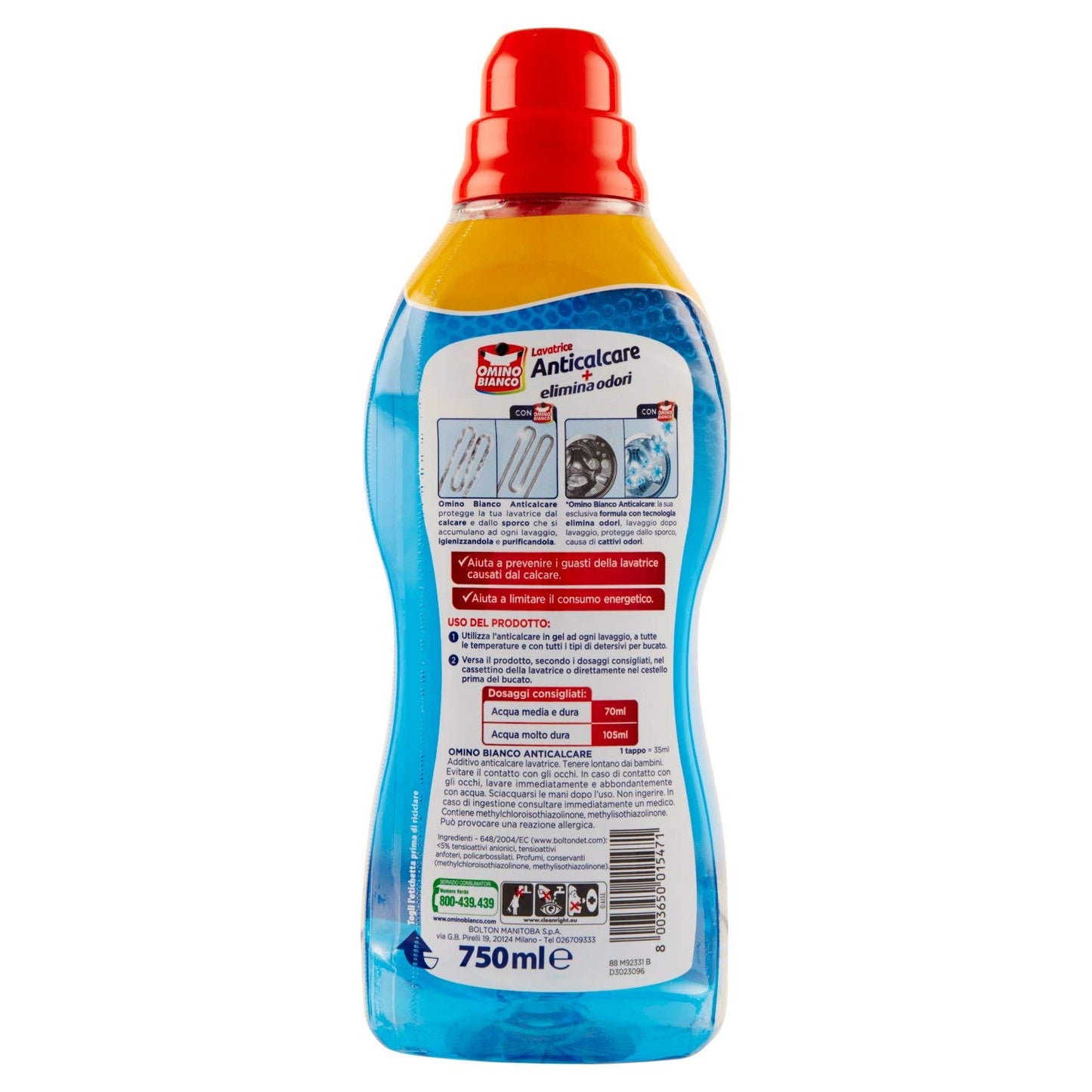 Omino Bianco Anticalcare Gel 750 Ml