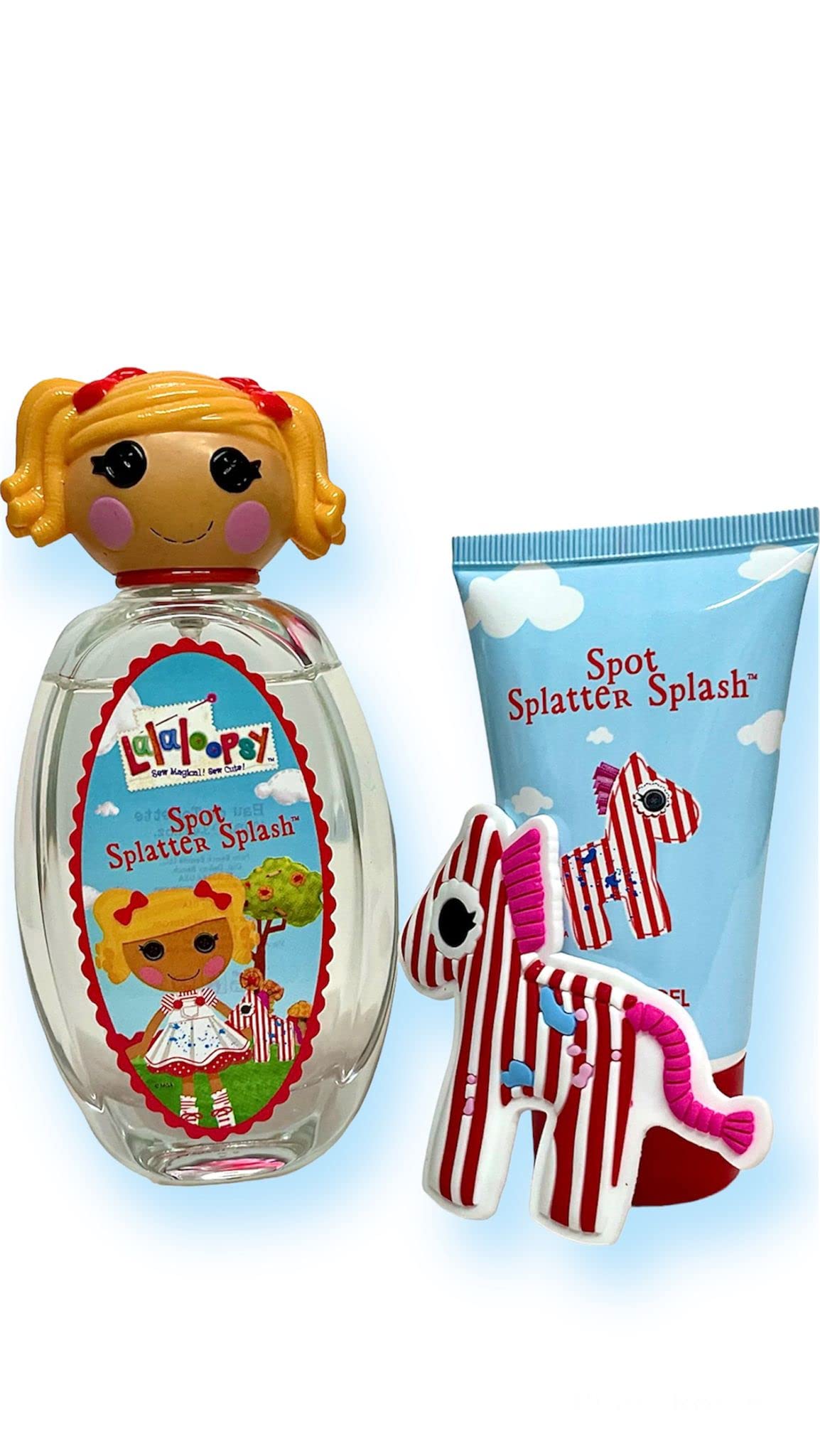 Set bambina 3 pezzi Eau de Toilette Spray 100 ml, bagnoschiuma gel 75 ml e fermaglio per capelli "Pony" - Delicato profumo agli agrumi che contraddistingue i prodotti contenenti nella confezione.