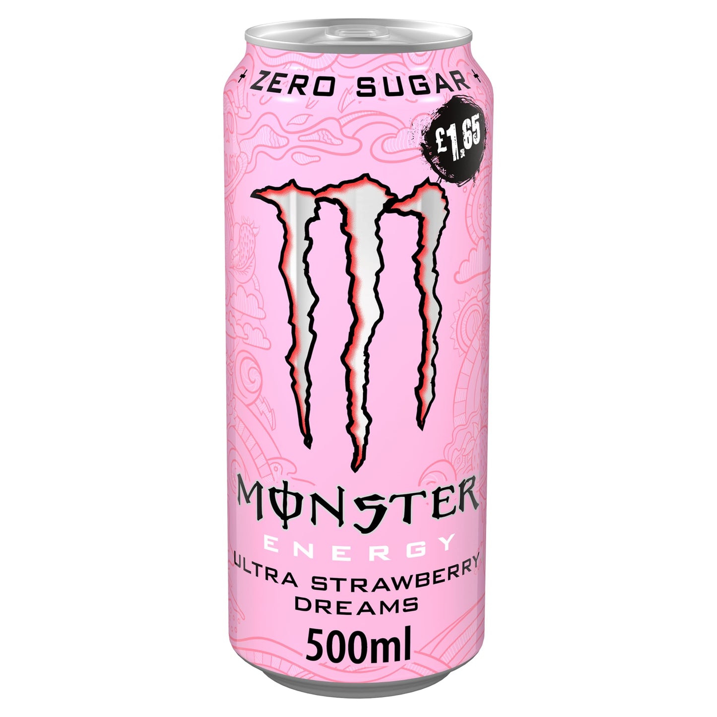 Monster Energy Ultra Strawberry Dreams Energy Drink 12 x 500ml PMP Lattine