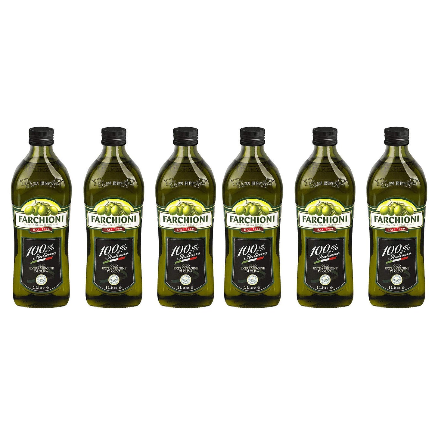 6 Bottiglie di Olio Farchioni Italiano Extra Vergine